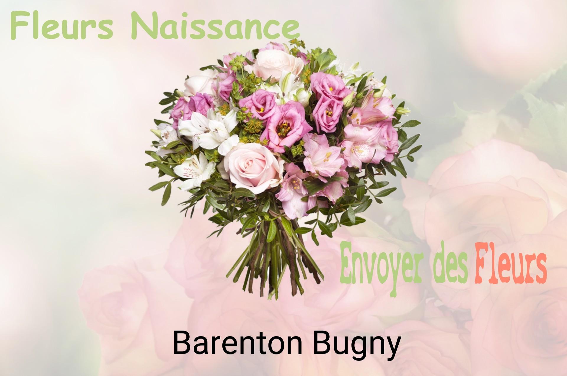 Bouquet de fleurs de naissance livré à Barenton-Bugny